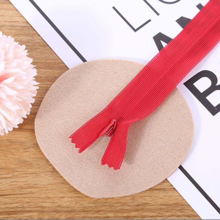 Factory direct sales of No. 3 nylon invisible zippers, multiple colors of zippers, cushions, clothing, home textiles, zippers, self-locking invisible zippers Item Picture