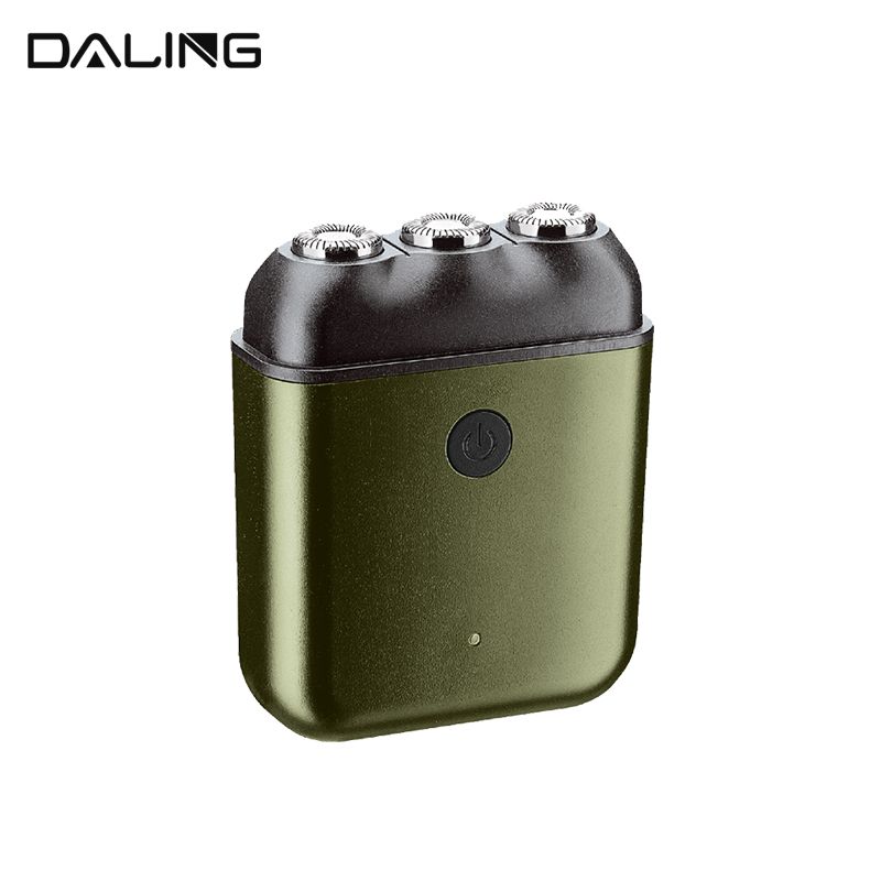 DALING-9102 Electric three-headed straight razor, full-body wash Smart Portable charger, car travel mini beard razor, wholesale for foreign trade Item Picture