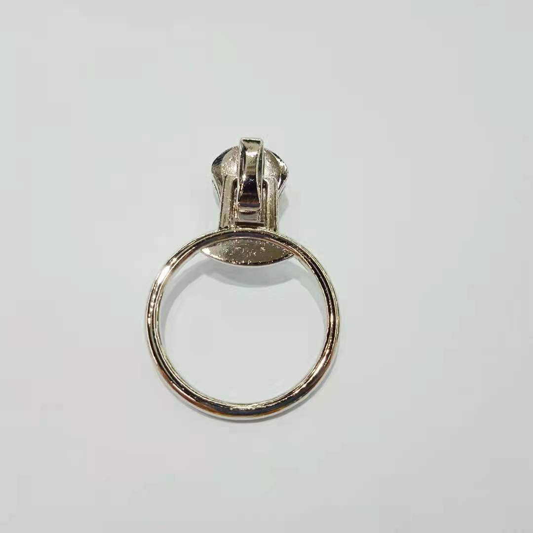 Factory direct sales of 5# metal zipper pulls, zipper accessories, zipper pulls for clothing, shoes, boots, bags, travel bags and backpacks detail image 2