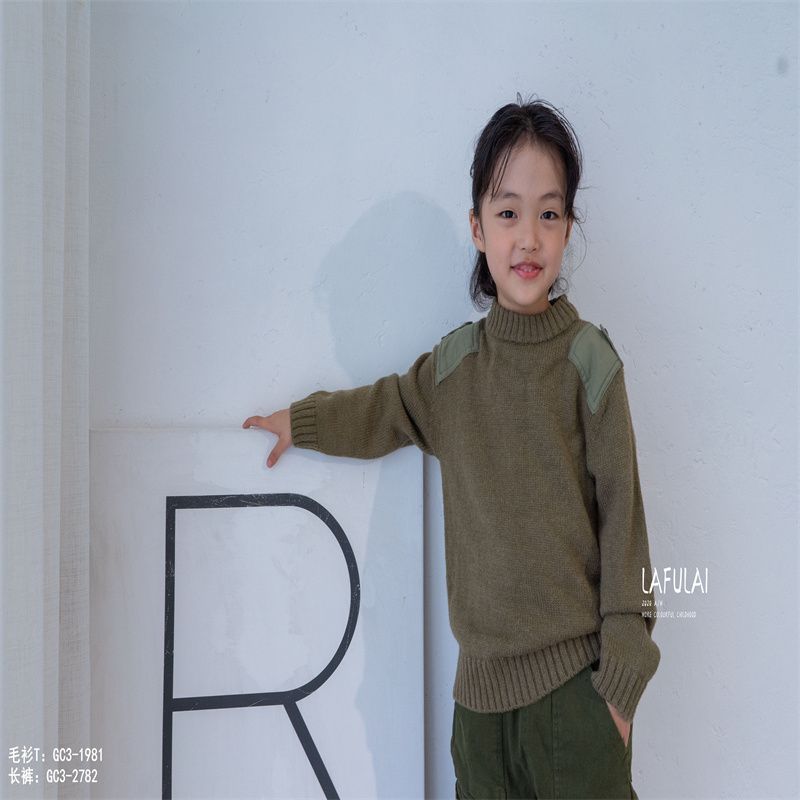 婴姿坊秋衣秋裤精品套装少年儿童纯棉保暖薄款柔软秋冬季棉毛衫56