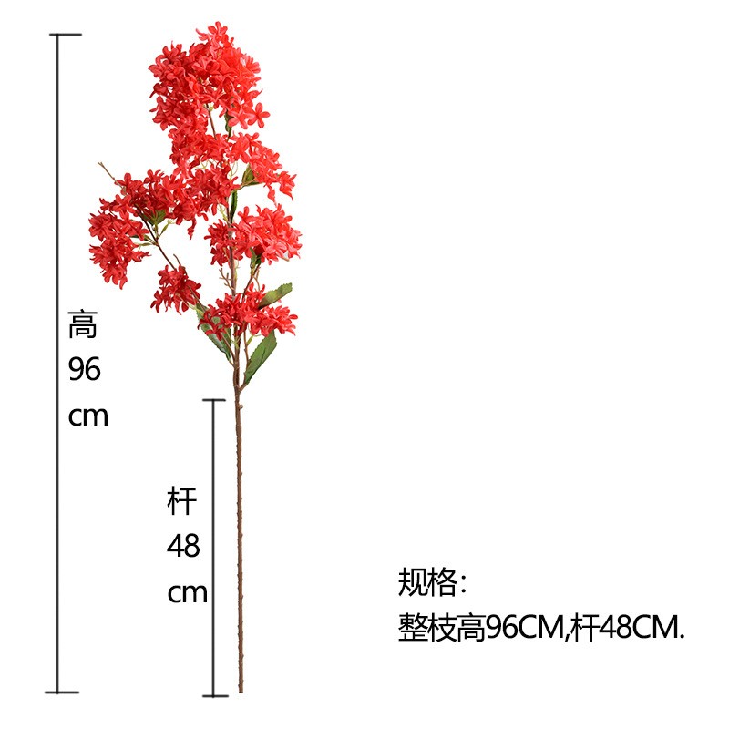 Wedding artificial flowers: lilacs, encrypted cross cherry blossoms, decorative flowers, wedding flower arrangements, arches, venue decoration, artificial flowers detail image 5