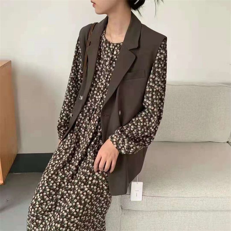 New Fashion Trend Design On The Dress Women Early Autumn 2021 New Lazy Everything Class Thin Women's High-Quality Women's 303