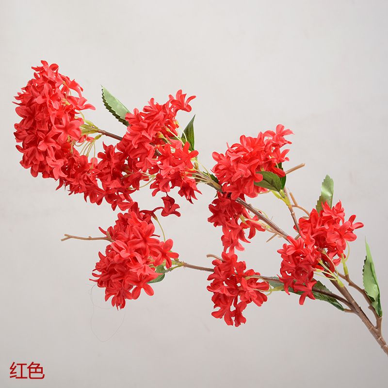 Wedding artificial flowers: lilacs, encrypted cross cherry blossoms, decorative flowers, wedding flower arrangements, arches, venue decoration, artificial flowers Specification image