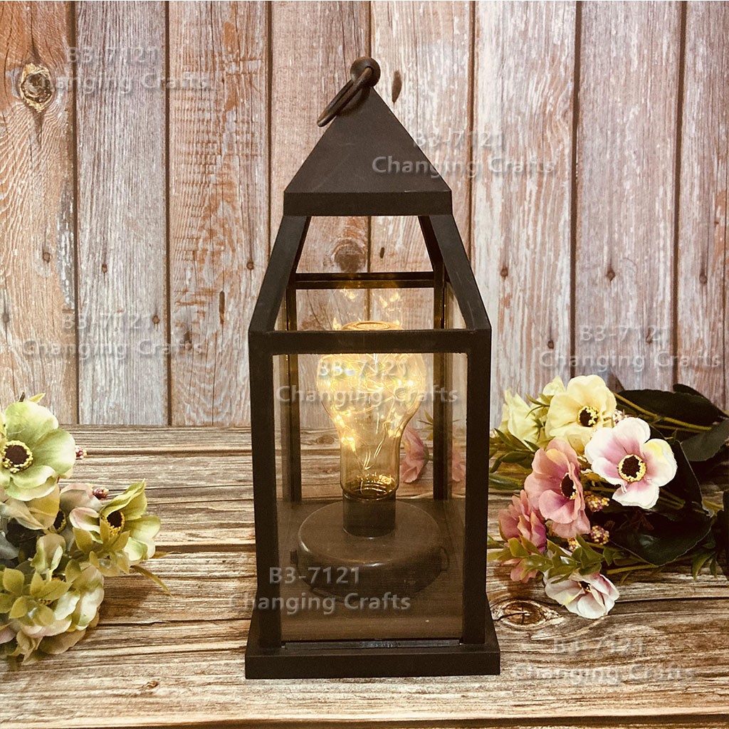 Ramadan Christmas lantern, antique kerosene flame, plastic creative decoration, electronic candle stand, imported cross-border wholesale, street stall, Douyin bestseller, wedding guide, LED horse lantern, soft decoration props, fireplace 241 detail image 4