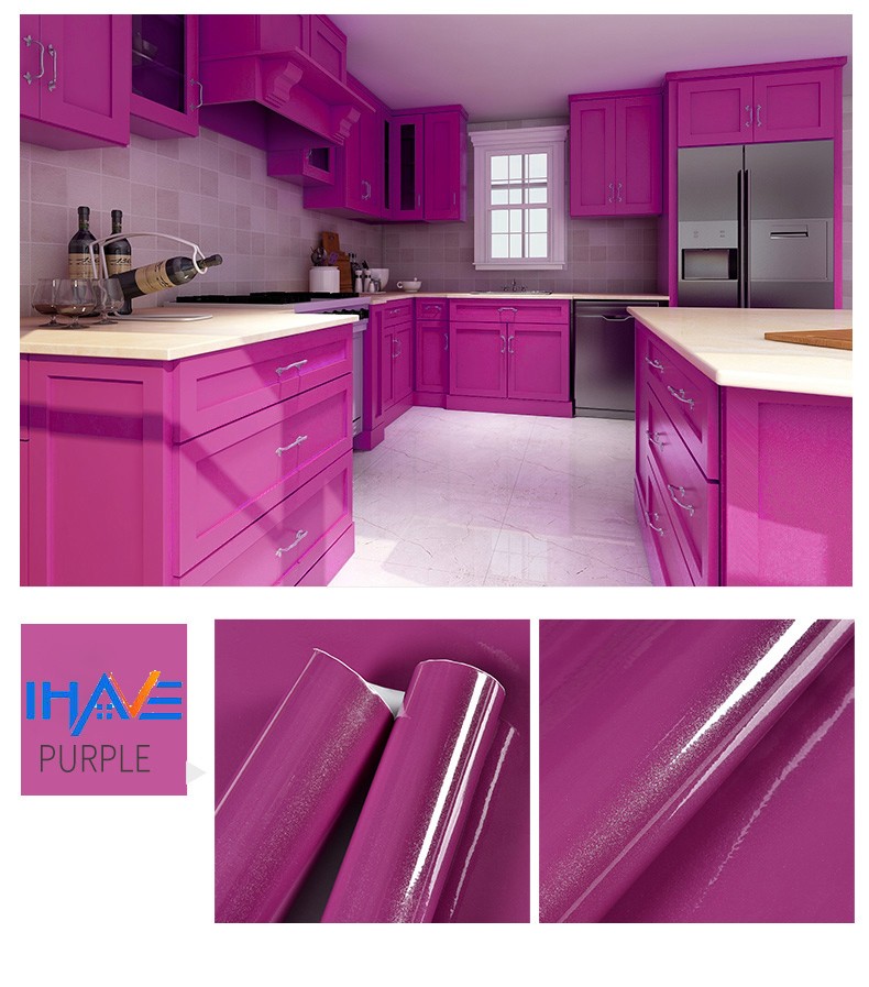 Pearlescent self-adhesive tape with back adhesive, moisture-proof, water-proof, easy to clean, stain-proof, renovation wallpaper, kitchen fume sticker, furniture sticker, cabinet sticker, furniture renovation wardrobe, office desk, door, table, bedroom, living room, 60cm*3m detail image 8