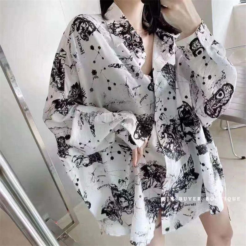 韩版中长款宽松显瘦修身遮肚雪纺夏季新款时尚休闲V领女式连衣裙92