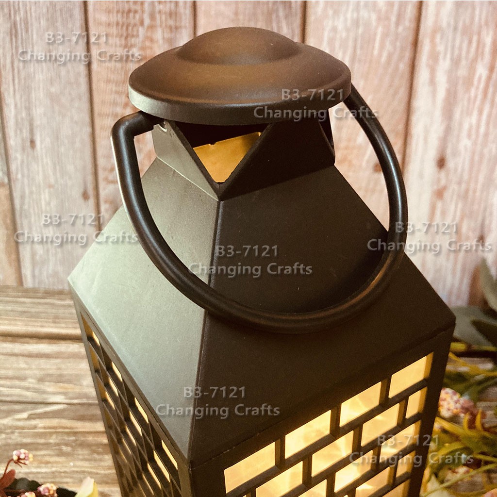 Ramadan Christmas lantern, antique kerosene flame, plastic creative decoration, electronic candle stand, imported cross-border wholesale, street stall, Douyin bestseller, wedding guide, LED horse lantern, soft decoration props, fireplace 241 detail image 18