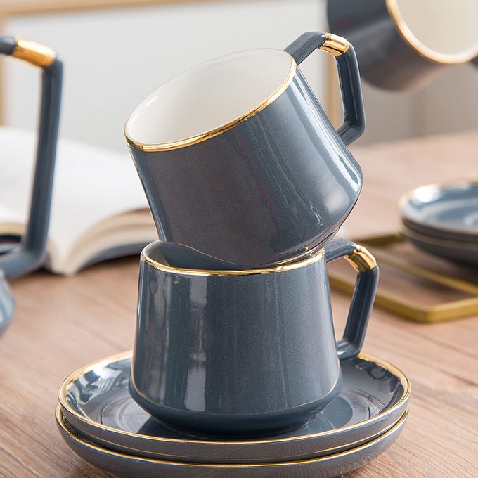 Ceramic water sets, ceramic cups, ceramic tea sets, coffee sets, cup sets, cup sets, water set sets, tea set sets, home light luxury style, European style tea sets Specification image