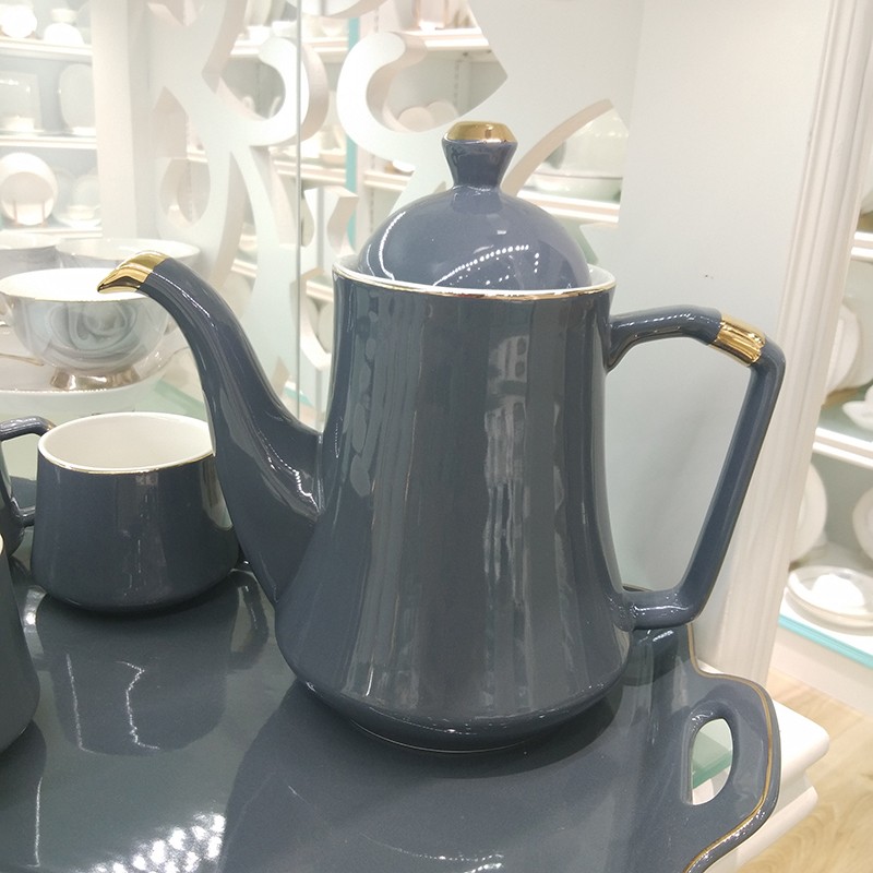 Ceramic water sets, ceramic cups, ceramic tea sets, coffee sets, cup sets, cup sets, water set sets, tea set sets, home light luxury style, European style tea sets detail image 7