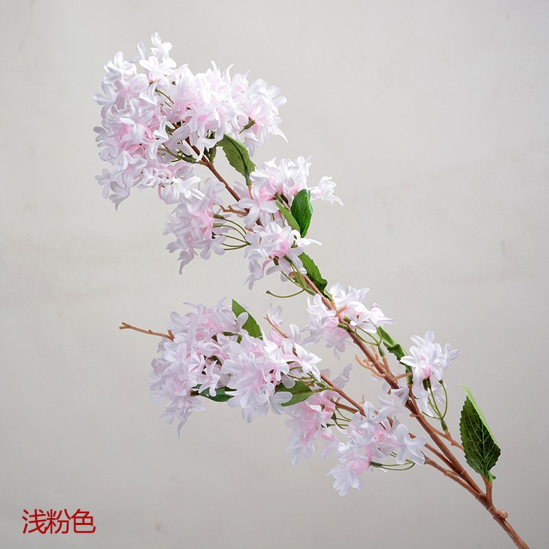 Wedding artificial flowers: lilacs, encrypted cross cherry blossoms, decorative flowers, wedding flower arrangements, arches, venue decoration, artificial flowers detail image 16