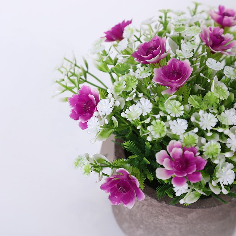 Twelve-head artificial milan flowers, artificial flower small potted plants, office and home small ornaments, green plants, enter the factory wholesale Application Scenario