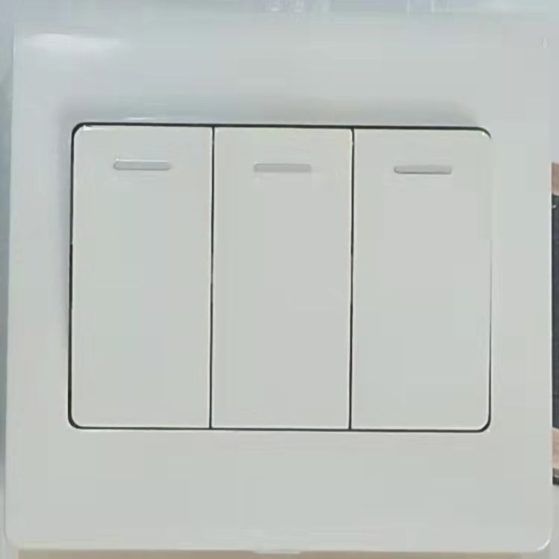 Chint 7D NEW7-D00600A Triple Control Switch with Three switches (12 pieces per box) details Picture