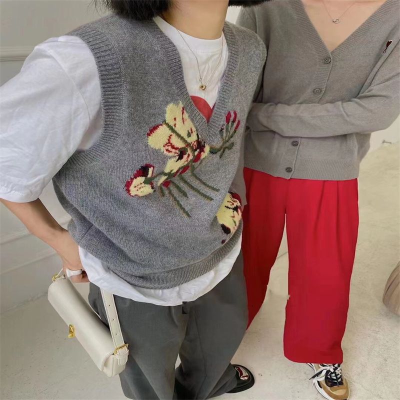 针织套女短袖长袖高品质女装2021秋季新款不规则套装短款上衣时尚新款103