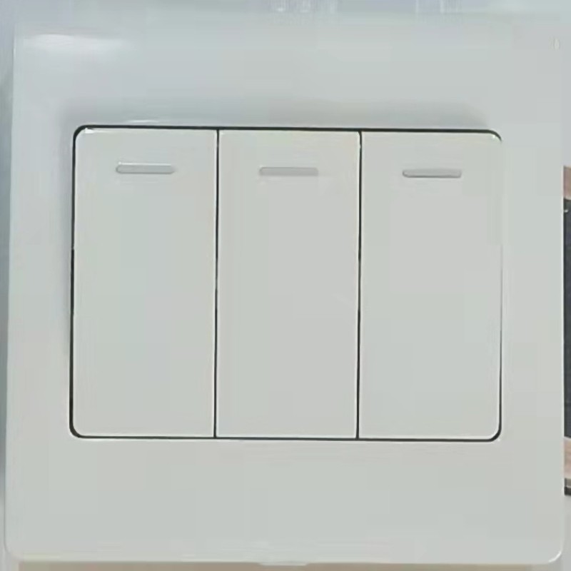 Chint 7D NEW7-D00600A Triple Control Switch with Three switches (12 pieces per box) detail image 1