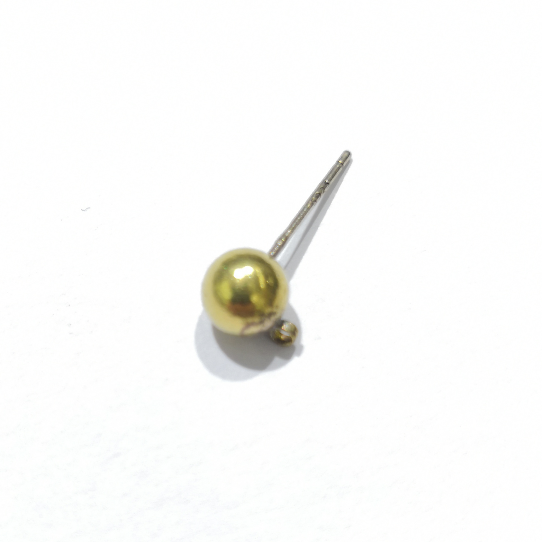 Aotong jewelry accessories HB02165 round bead press a silver needle hanging