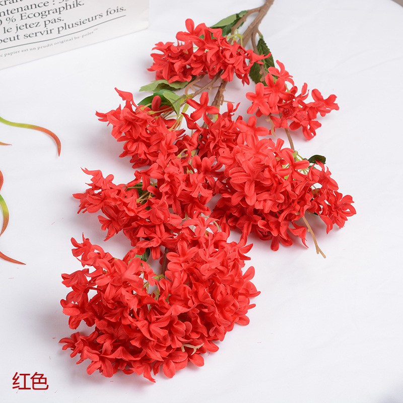 Wedding artificial flowers: lilacs, encrypted cross cherry blossoms, decorative flowers, wedding flower arrangements, arches, venue decoration, artificial flowers detail image 9