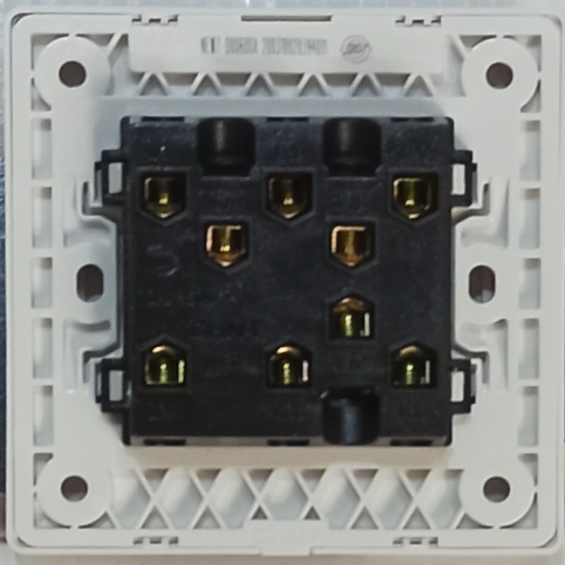 Chint 7D NEW7-D00600A Triple Control Switch with Three switches (12 pieces per box) detail image 3