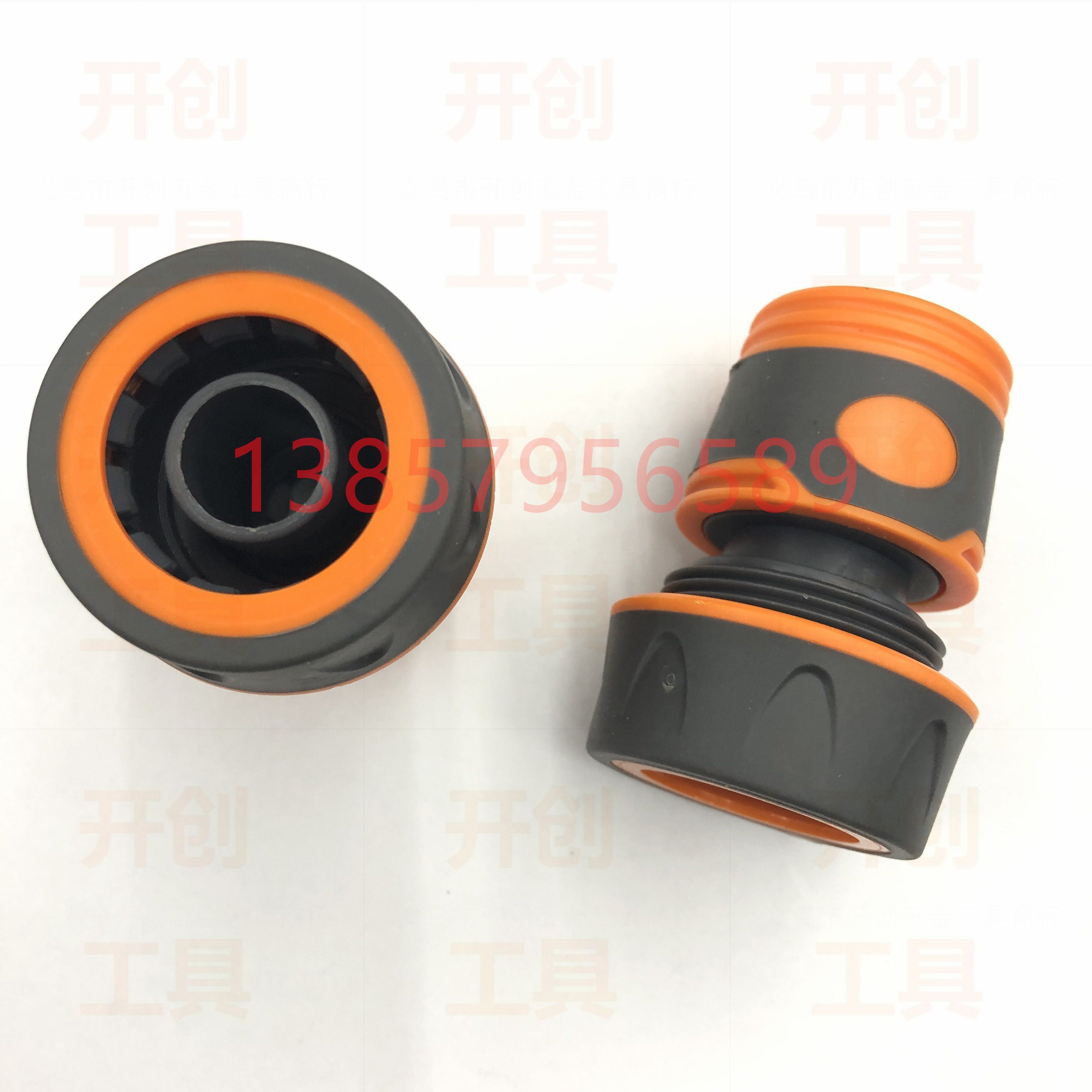 Garden tools water pipe joint coated rubber joint pipe quick connection 3/4