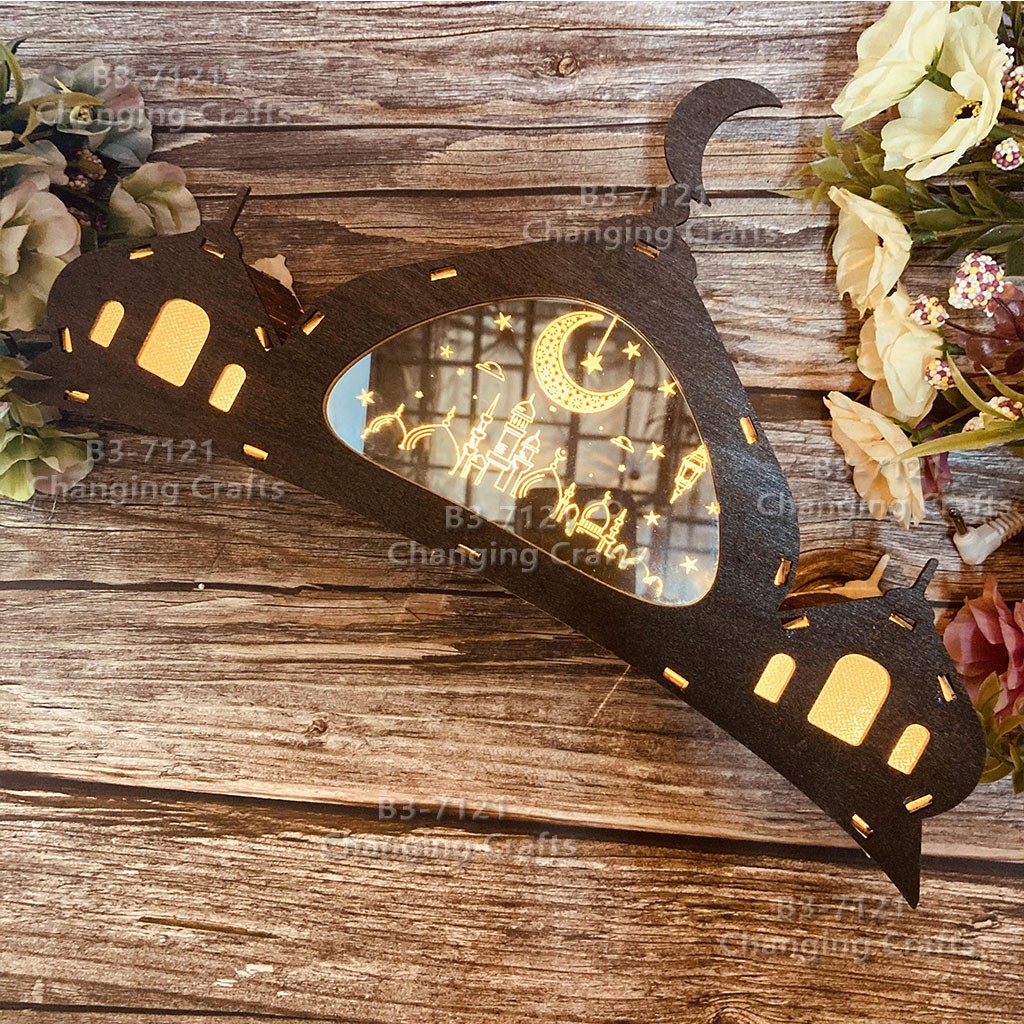 Ramadan Christmas lantern, antique kerosene flame, plastic creative decoration, electronic candle stand, imported cross-border wholesale, street stall, Douyin bestseller, wedding guide, LED horse lantern, soft decoration props, fireplace 245 detail image 13