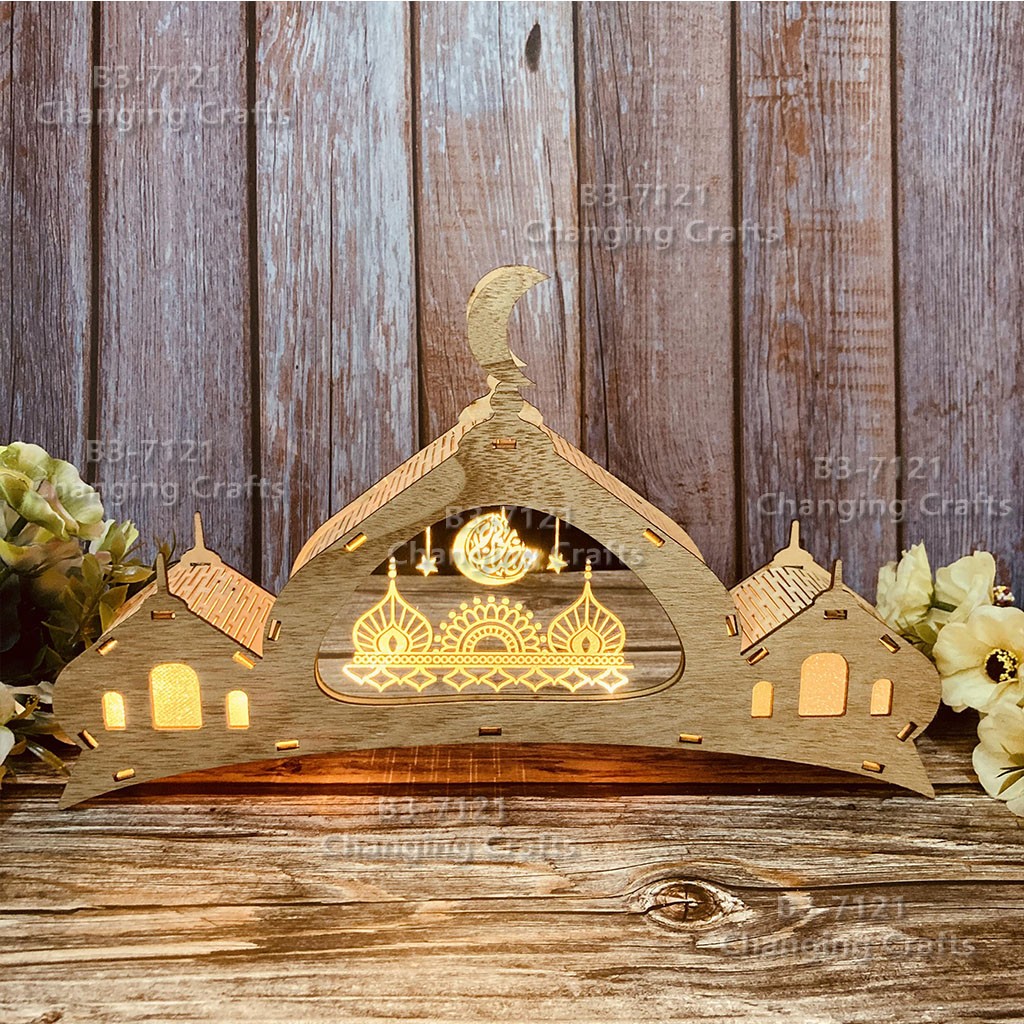 Ramadan Christmas lantern, antique kerosene flame, plastic creative decoration, electronic candle stand, imported cross-border wholesale, street stall, Douyin bestseller, wedding guide, LED horse lantern, soft decoration props, fireplace 245 detail image 2