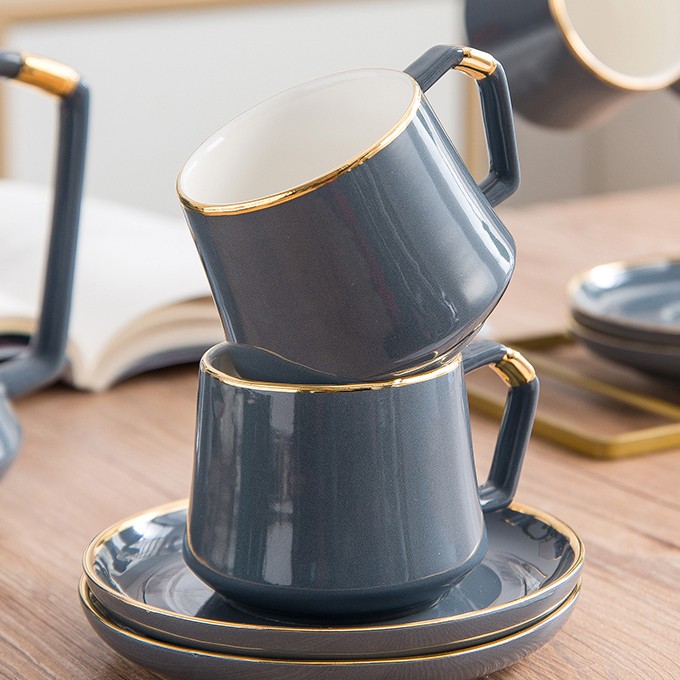 Ceramic water sets, ceramic cups, ceramic tea sets, coffee sets, cup sets, cup sets, water set sets, tea set sets, home light luxury style, European style tea sets detail image 4