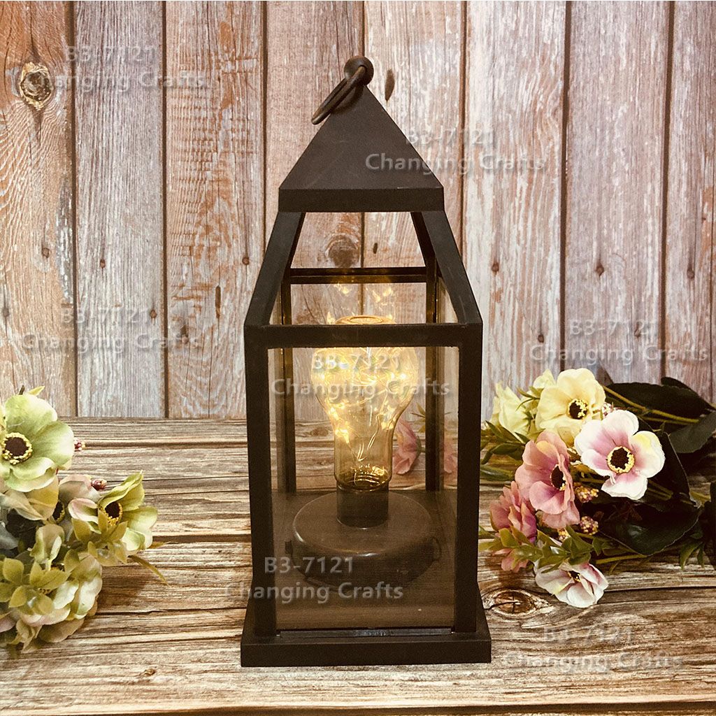 Ramadan Christmas lantern, antique kerosene flame, plastic creative decoration, electronic candle stand, imported cross-border wholesale, street stall, Douyin bestseller, wedding guide, LED horse lantern, soft decoration props, fireplace 241 Specification image