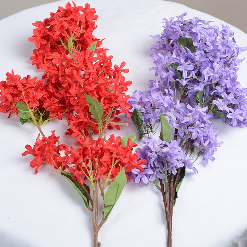 Wedding artificial flowers: lilacs, encrypted cross cherry blossoms, decorative flowers, wedding flower arrangements, arches, venue decoration, artificial flowers detail image 12