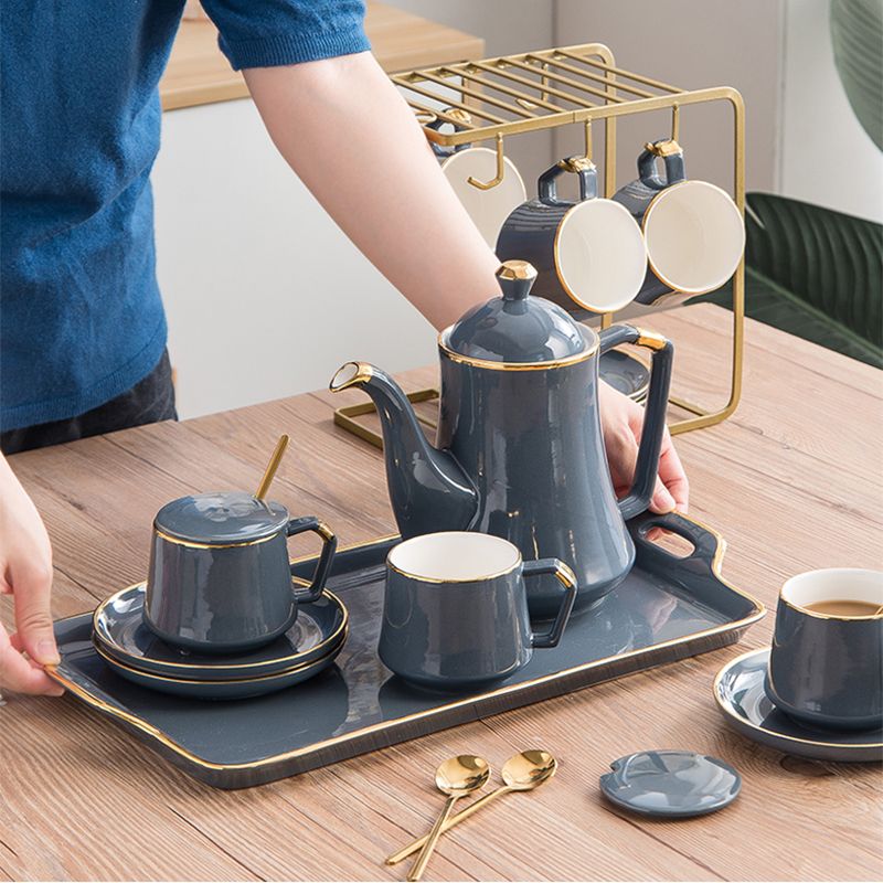 Ceramic water sets, ceramic cups, ceramic tea sets, coffee sets, cup sets, cup sets, water set sets, tea set sets, home light luxury style, European style tea sets