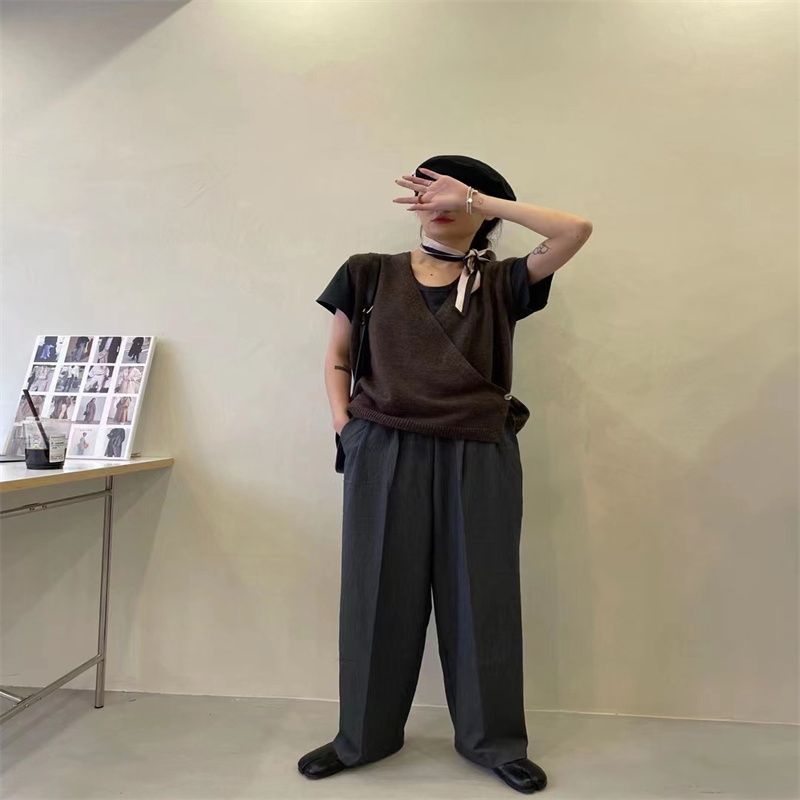 早秋女装今年流行的新款上衣慵懒风温柔韩系上衣罩衫初秋时尚时尚精致女装100