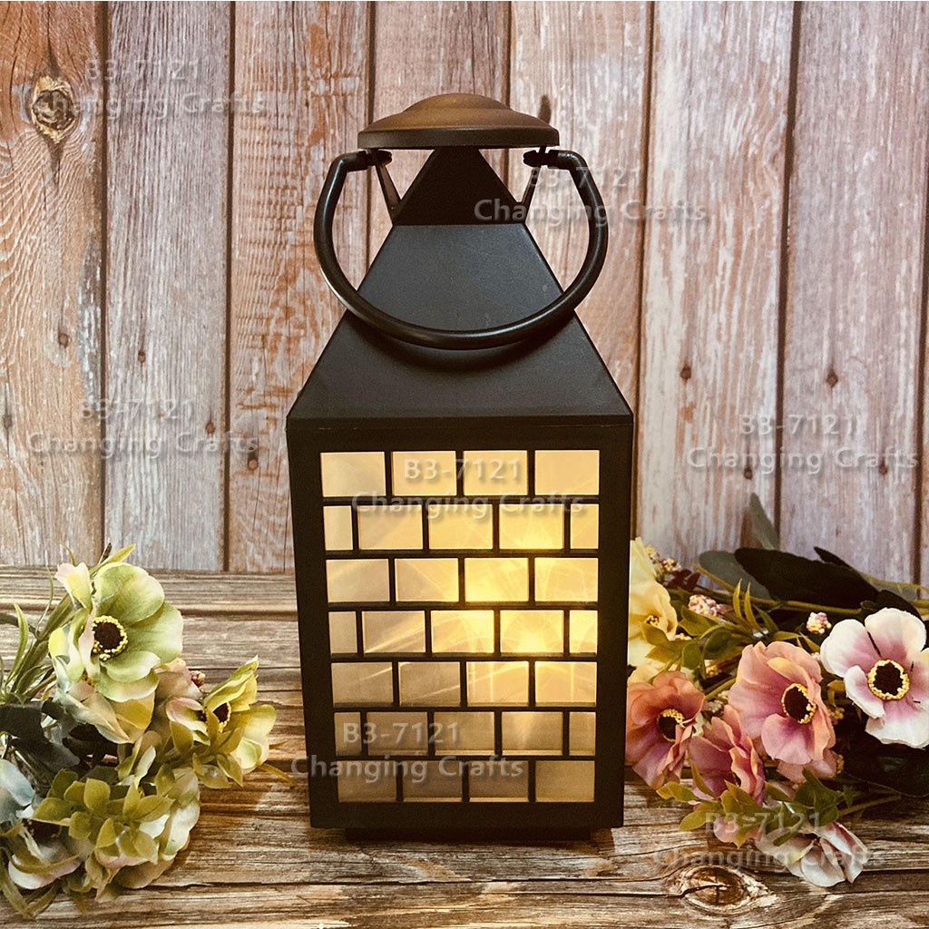 Ramadan Christmas lantern, antique kerosene flame, plastic creative decoration, electronic candle stand, imported cross-border wholesale, street stall, Douyin bestseller, wedding guide, LED horse lantern, soft decoration props, fireplace 241 detail image 17