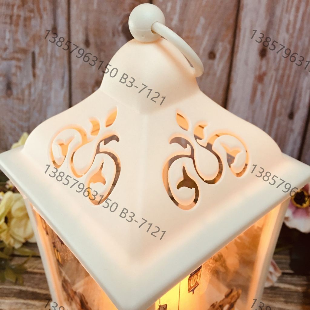 Ramadan Christmas lantern, antique kerosene flame, plastic creative decoration, electronic candle stand, imported cross-border wholesale, street stall, Douyin bestseller, wedding road guide, LED horse lantern, soft decoration prop, fireplace UV009 detail image 19