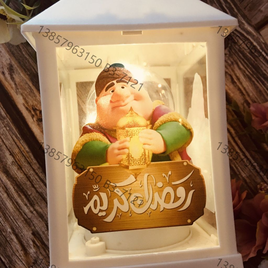 Ramadan Christmas lantern, antique kerosene flame, plastic creative decoration, electronic candle stand, imported cross-border wholesale, street stall, Douyin bestseller, wedding road guide, LED horse lantern, soft decoration prop, fireplace UV006 detail image 4
