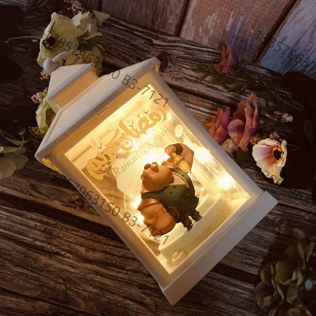 Ramadan Christmas lantern, antique kerosene flame, plastic creative decoration, electronic candle stand, imported cross-border wholesale, street stall, Douyin bestseller, wedding road guide, LED horse lantern, soft decoration prop, fireplace UV006 detail image 14