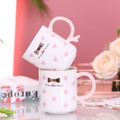 厂家批发创意热款陶瓷杯带盖 礼品杯子水杯办公家用盖杯酒店马克杯详情4