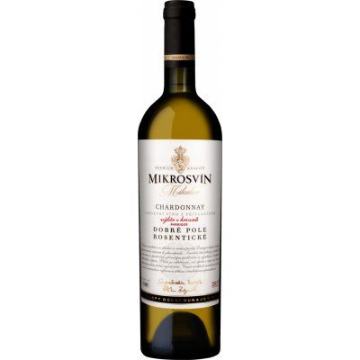  捷克进口葡萄酒 Mikrosvín Chardonnay barrique 2018 干