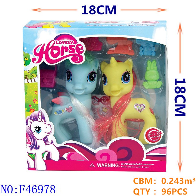 高档小马娃单款  益智趣味可爱卡通动物玩具 女生小孩外贸地摊批发义乌小商品城    F46978详情图3
