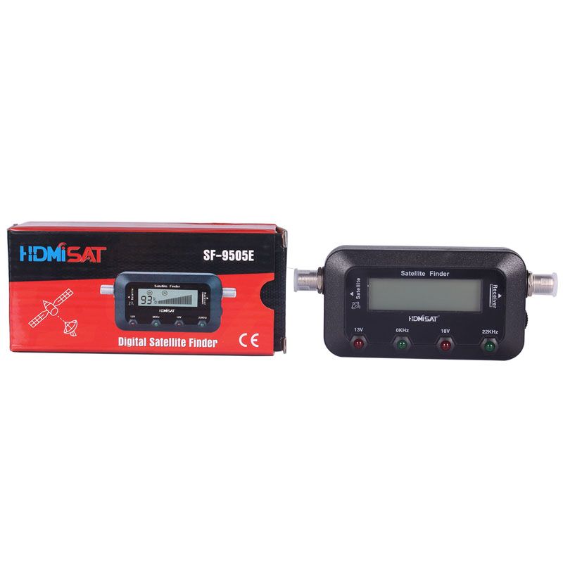 The SF-9505E SATfinder and LNB star tuner are exported to the Middle East, Africa and South America