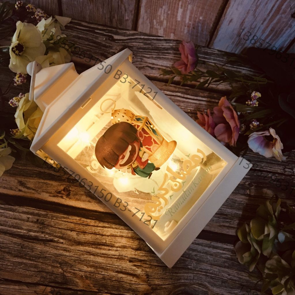 Ramadan Christmas lantern, antique kerosene flame, plastic creative decoration, electronic candle stand, imported cross-border wholesale, street stall, Douyin bestseller, wedding road guide, LED horse lantern, soft decoration prop, fireplace UV006 detail image 10