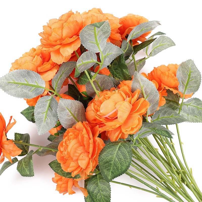 Wholesale of new Chinese-style home decoration artificial flower bouquets and wedding decoration artificial flowers in stock detail image 19