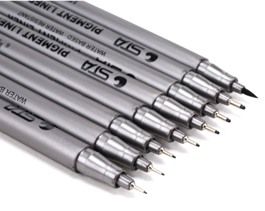Needle pen sketching pen 0.05-1.2mm student comic design special outlining pen detail image 2