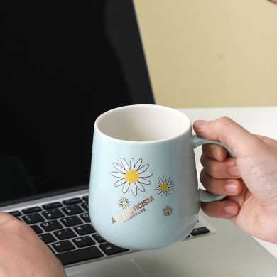 高颜值高质量耐用性能好大容量陶瓷水杯创意详情4