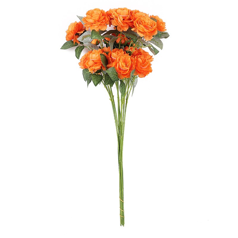 Wholesale of new Chinese-style home decoration artificial flower bouquets and wedding decoration artificial flowers in stock detail image 2