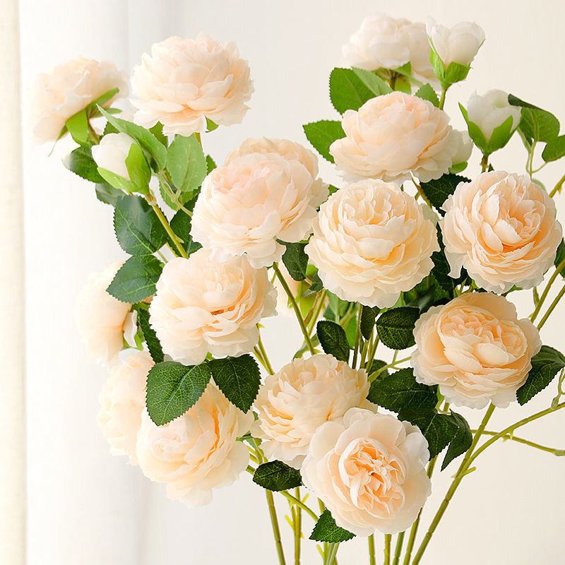 Wholesale of new Chinese-style home decoration artificial flower bouquets and wedding decoration artificial flowers in stock Specification image
