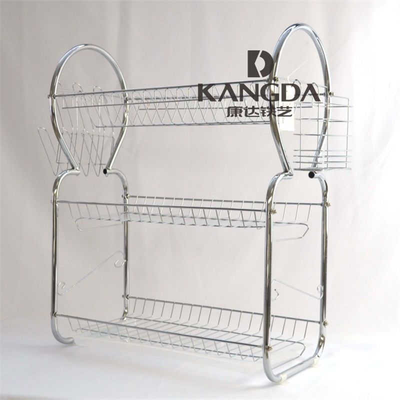 44cm 8-shaped three-layer single-plate bowl rack