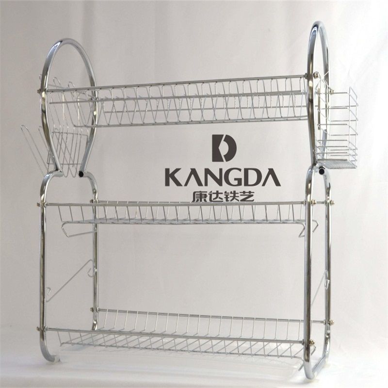 56cm 8-shaped three-layer single-plate bowl rack