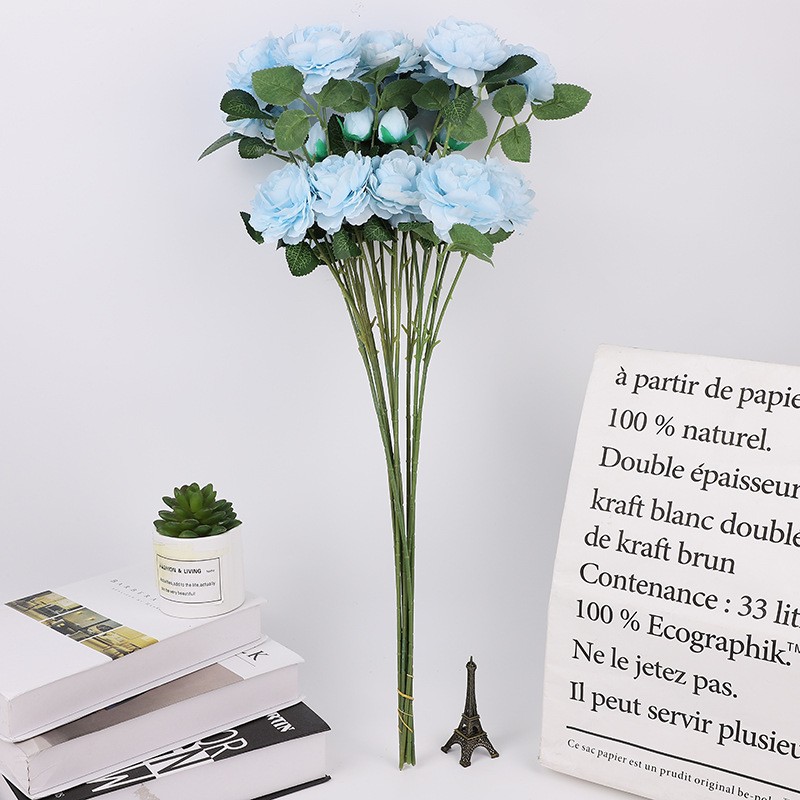 Wholesale of new Chinese-style home decoration artificial flower bouquets and wedding decoration artificial flowers in stock detail image 20