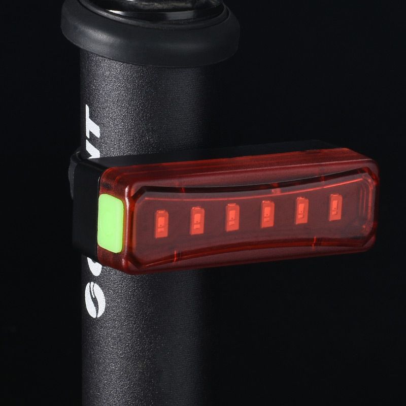 QX-W06USB充电自行车尾灯山地车 单车尾灯夜间骑行闪烁安全警示灯