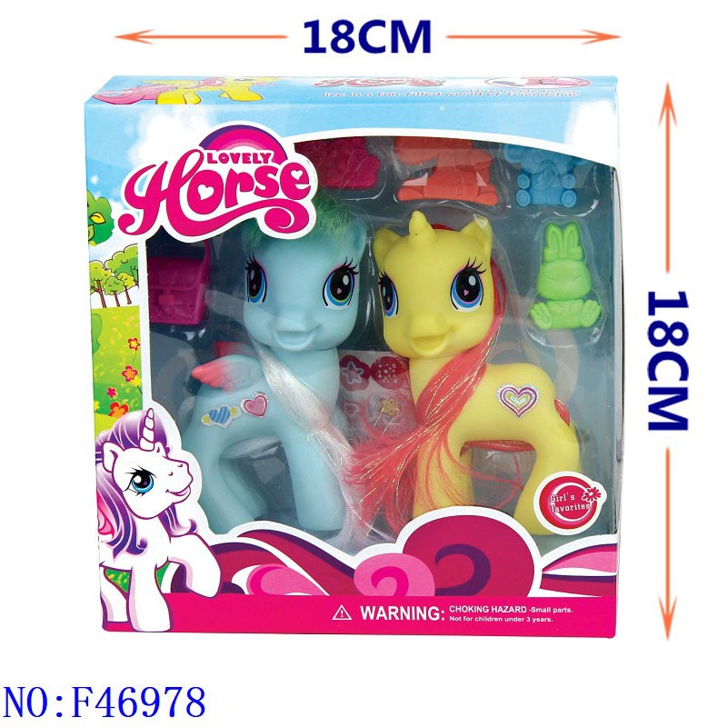 高档小马娃单款  益智趣味可爱卡通动物玩具 女生小孩外贸地摊批发义乌小商品城    F46978详情图2
