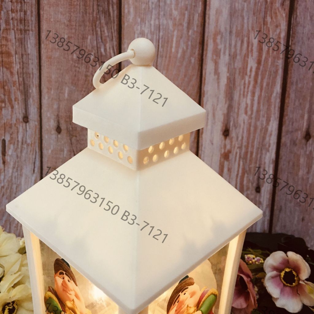 Ramadan Christmas lantern, antique kerosene flame, plastic creative decoration, electronic candle stand, imported cross-border wholesale, street stall, Douyin bestseller, wedding road guide, LED horse lantern, soft decoration prop, fireplace UV006 detail image 18