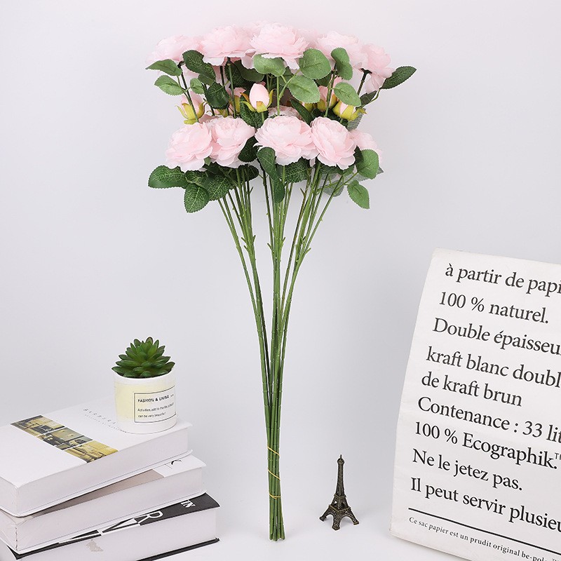 Wholesale of new Chinese-style home decoration artificial flower bouquets and wedding decoration artificial flowers in stock detail image 9